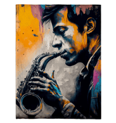 Saxophone Sorcery Sherpa Blanket - Beyond T-shirts